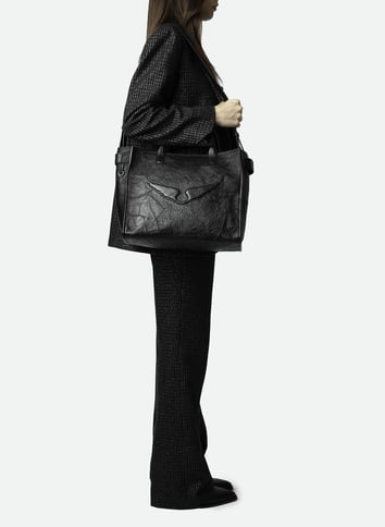Sac cabas en cuir ZADIG&VOLTAIRE Noir